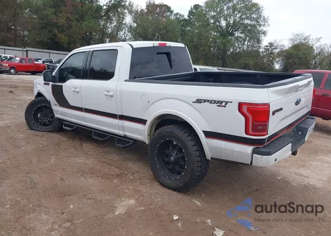 2016 Ford F-150 Lariat from USA, damaged, VIN 1FTFW1EG3GFD04063